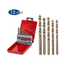 13PCS M35 Cobalt Twist Drill Bit Set 1.5mm 3.2mm 3.5mm HSS Drill Bit Kit Stainless Steel Metal Plastic Wood Drill Bit